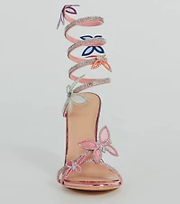 Spread Your Wings Butterfly Spiral Stiletto Heels