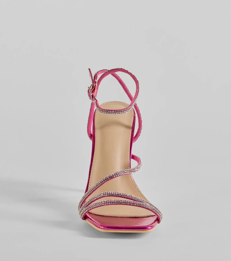 Bring On The Glitz Rhinestone Stiletto Heels