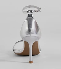 Step Out Chic Faux Leather Stiletto Heels