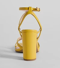Stunning Summer Daze Strappy Block Heels