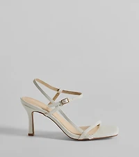 Sexy Chic Square Toe Stiletto Heels