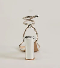 Everlasting Luxe Rhinestone Block Heels