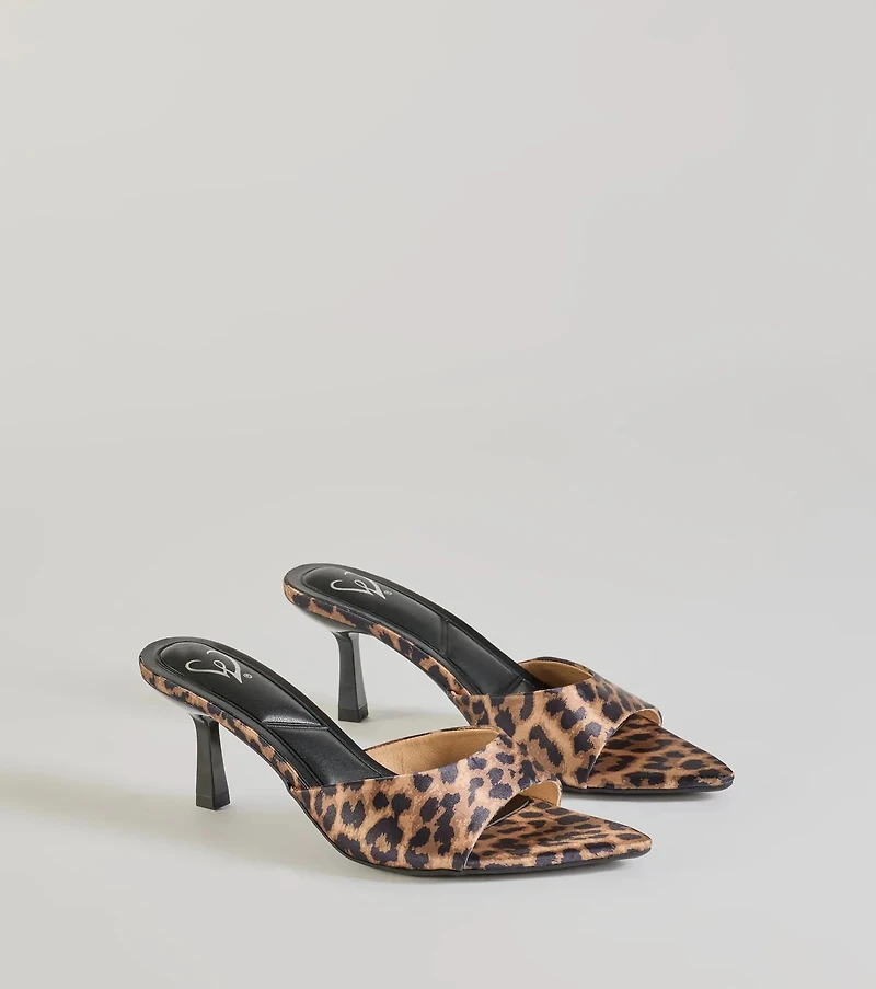 Wild Instinct Kitten Stiletto Heels