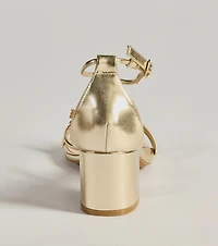 All The Feels Studded Butterfly Block Heels