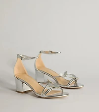 All The Feels Studded Butterfly Block Heels