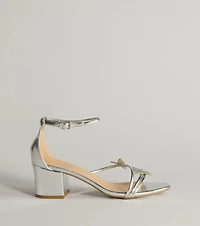 All The Feels Studded Butterfly Block Heels