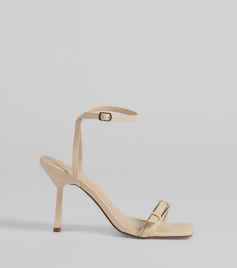 Buckled Up Stiletto Heels