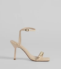 Buckled Up Stiletto Heels