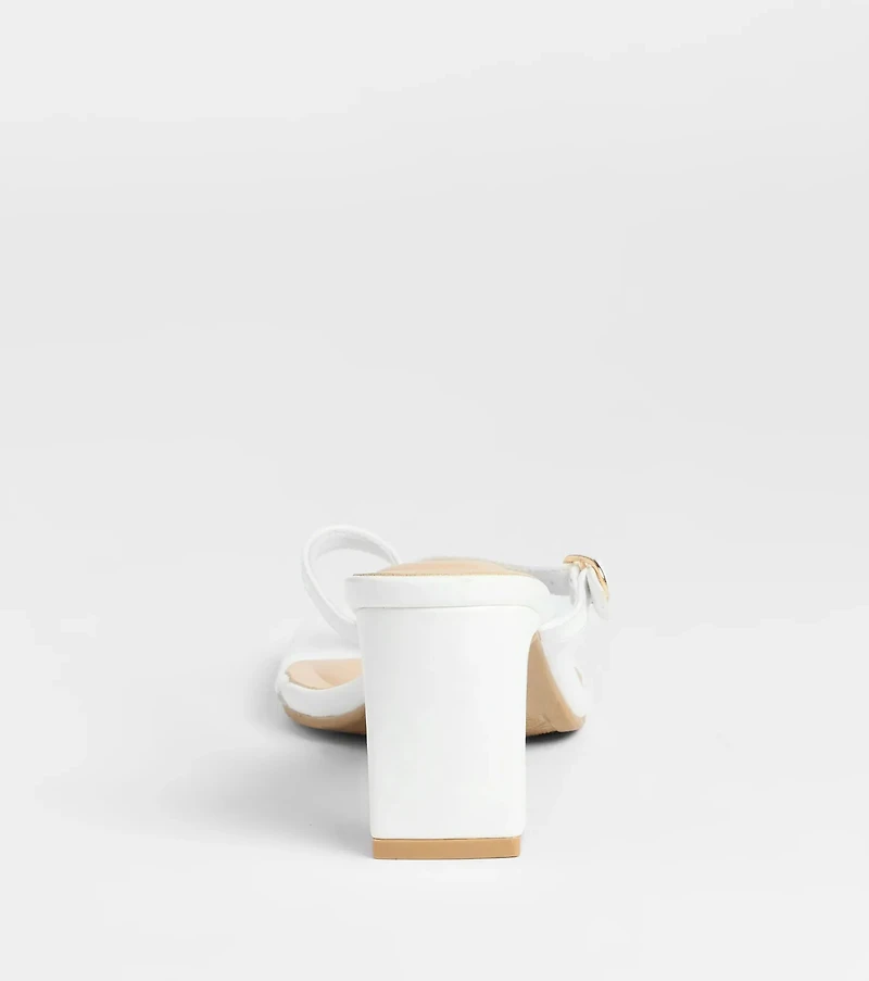 The Best Choice Thong Buckle Mules