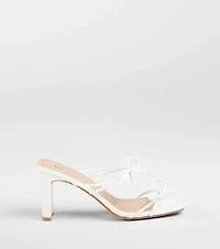 Finest Hour Bow Strappy Mules