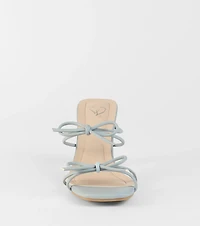 Finest Hour Bow Strappy Mules