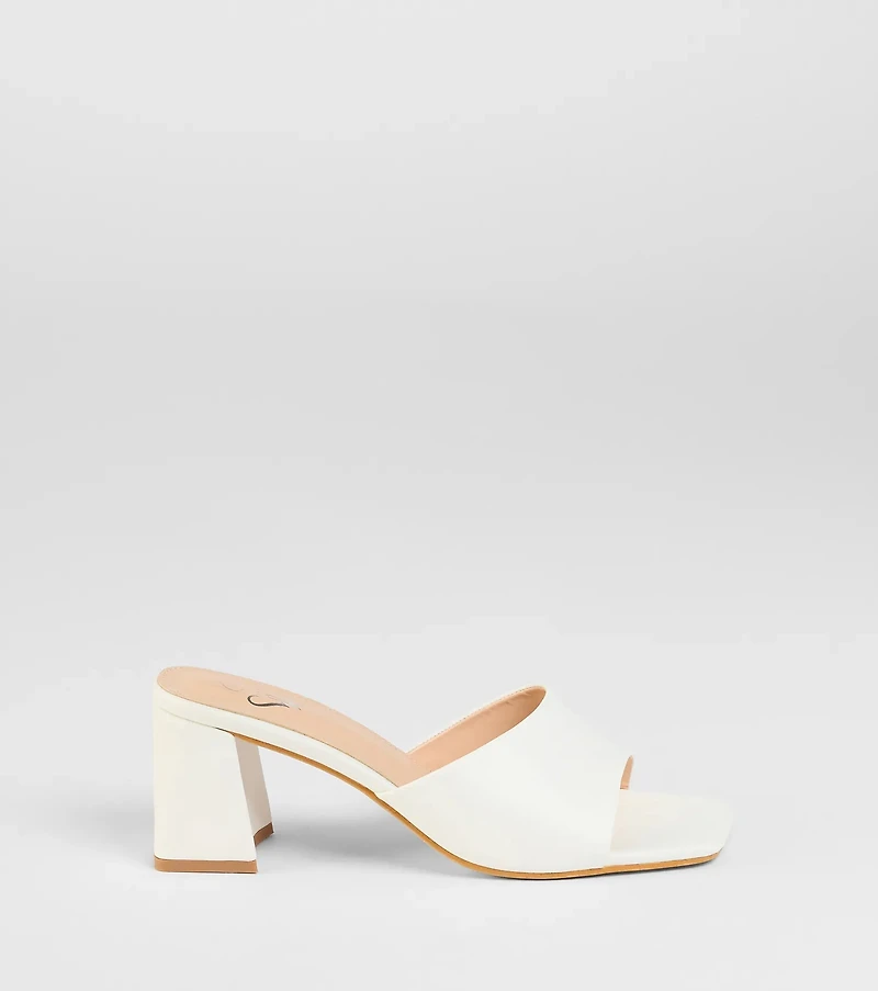 Sunny Days Ahead Block Heel Mules