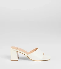 Sunny Days Ahead Block Heel Mules