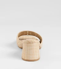 Perfect Pair Cutout Block Heel Mules