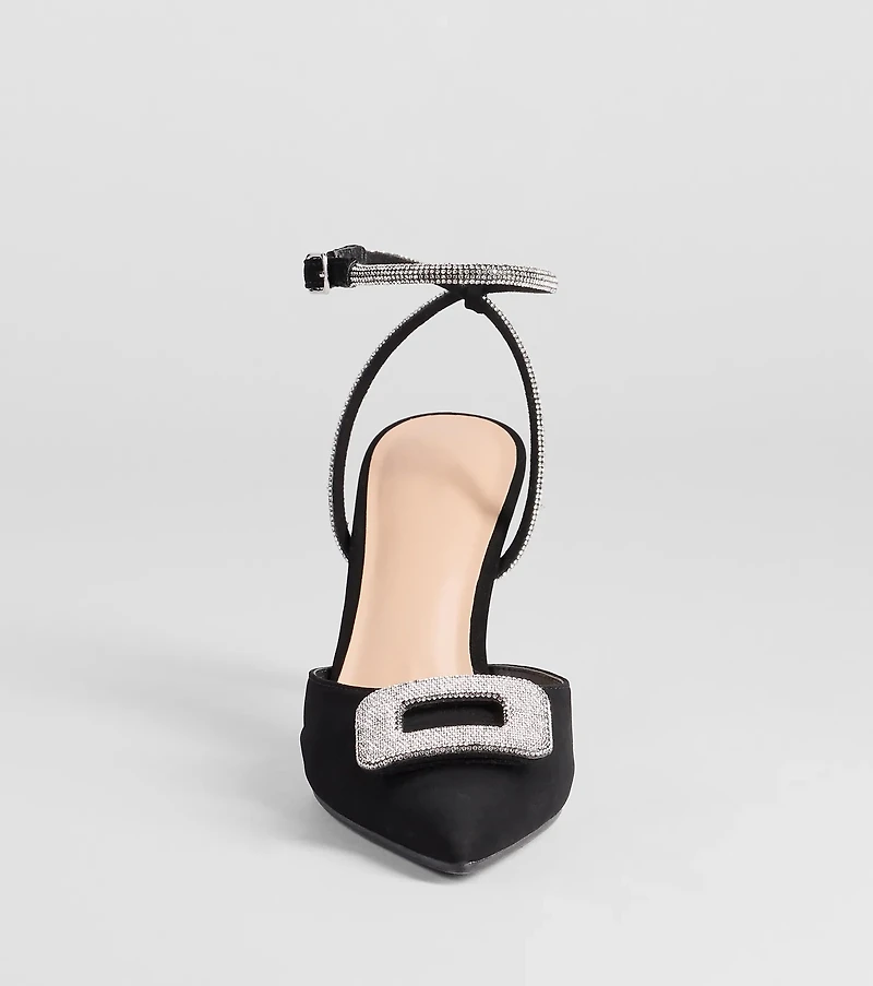 Luxe Night Out Rhinestone Stiletto Pumps