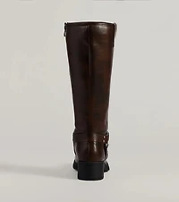 Edgy Moves Under-The-Knee Moto Boots