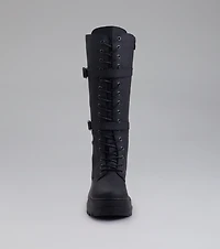 Serve and Slay Under The Knee Combat Boots
