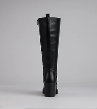 City Edge Wide Calf Platform Boots