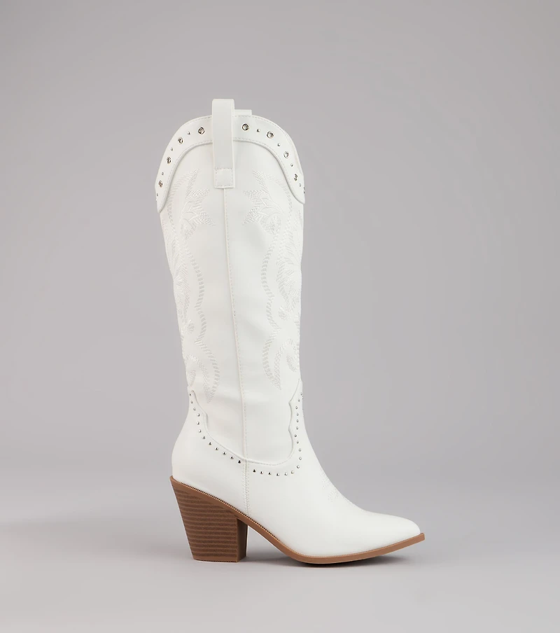 Ride or Shine Studded Cowboy Boots