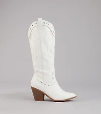 Ride or Shine Studded Cowboy Boots