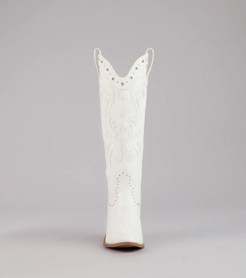 Ride or Shine Studded Cowboy Boots