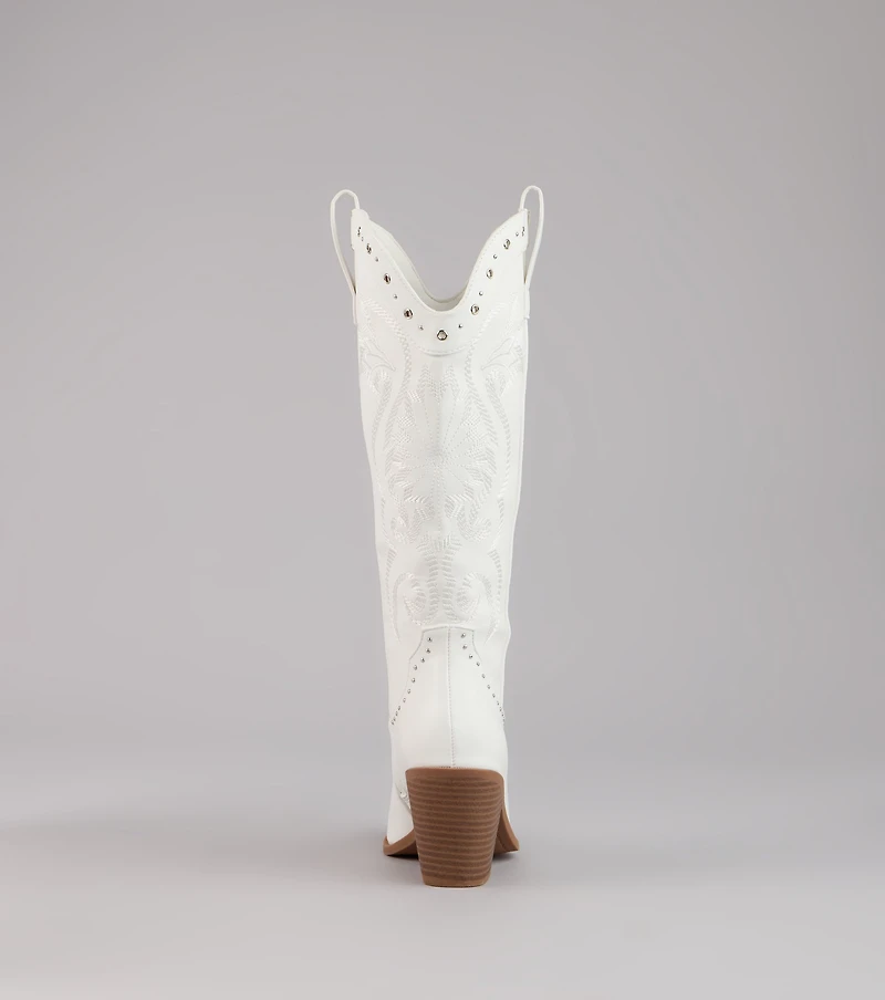 Ride or Shine Studded Cowboy Boots