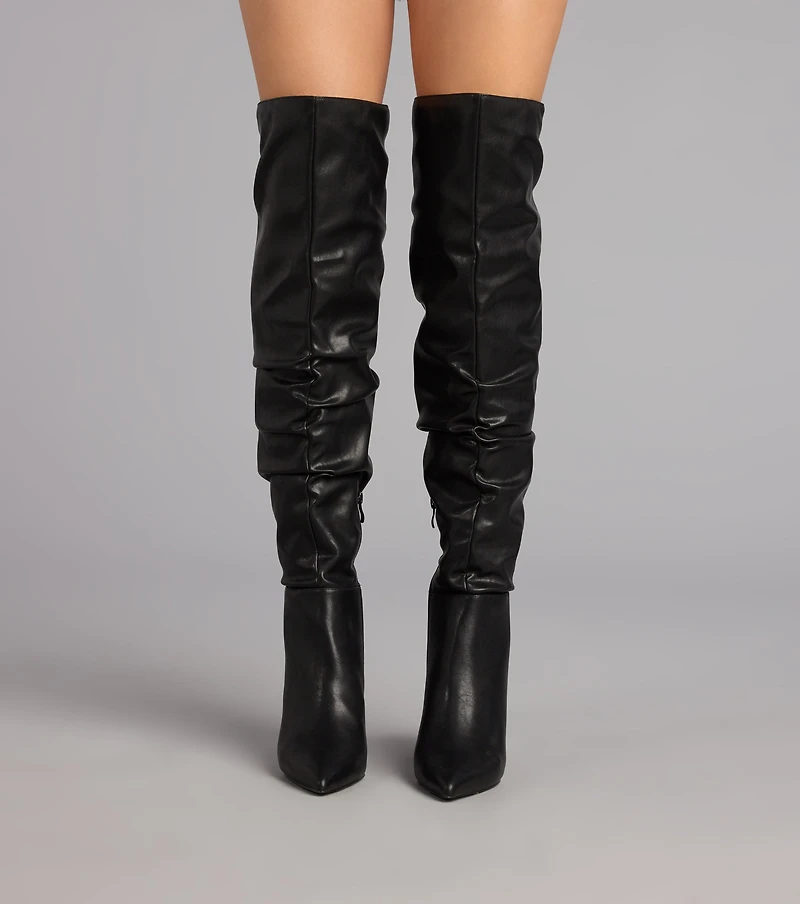 Season’s Sleek Thigh-High Stiletto Boots