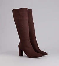 Fall For Me Wide Calf Knee-High Boots
