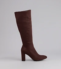 Fall For Me Wide Calf Knee-High Boots