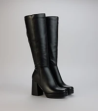 Icon Status Platform Knee Boots