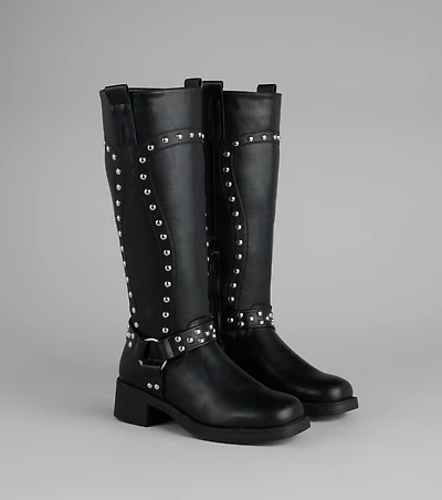 Street Ready Studded Moto Boots
