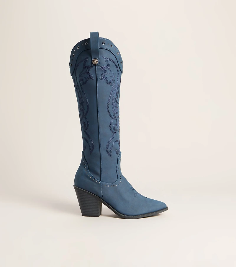 Ride or Shine Studded Cowboy Boots