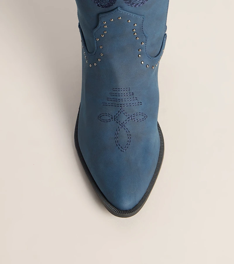 Ride or Shine Studded Cowboy Boots