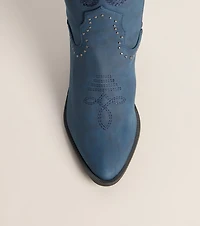 Ride or Shine Studded Cowboy Boots