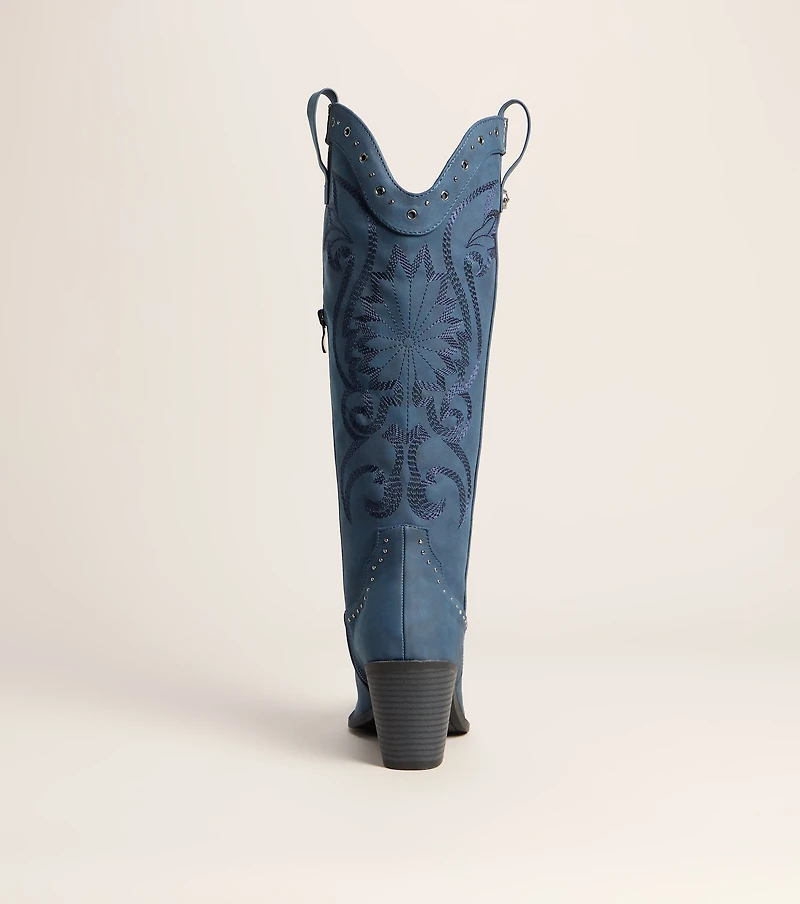 Ride or Shine Studded Cowboy Boots
