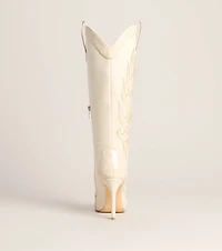 Rodeo Ready Western Flame Knee High Boots