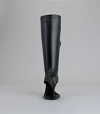 Step Ahead Open Thong Stiletto Boots
