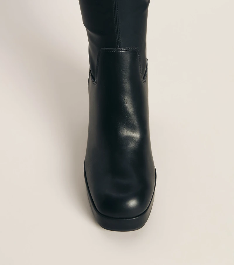 Strut Intent Faux Leather Boots