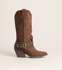 Extra Attitude Western Belted Boots