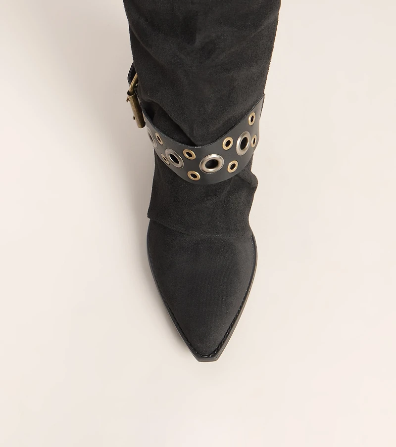 Extra Attitude Western Belted Boots