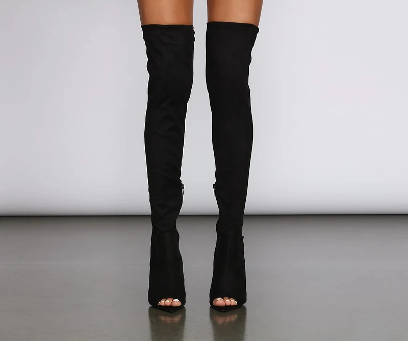 Thigh's The Limit Suede Boots