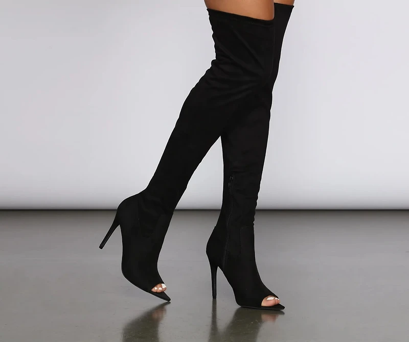 Thigh's The Limit Suede Boots