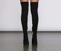 Thigh's The Limit Suede Boots
