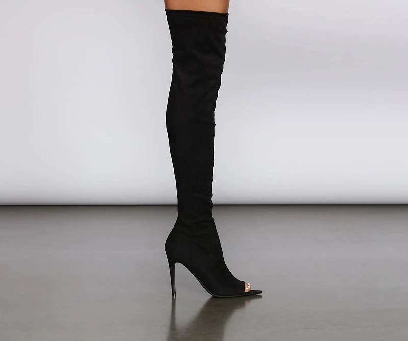 Thigh's The Limit Suede Boots