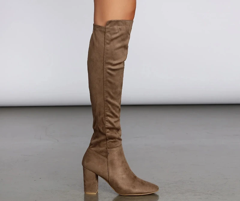 Walk All Over You Suede Boots