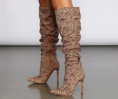 Spotted From Afar Stiletto Boots