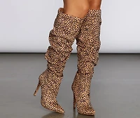 Spotted From Afar Stiletto Boots