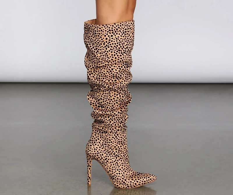 Spotted From Afar Stiletto Boots