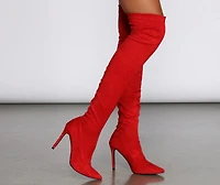 They Call It Love Thigh High Stiletto Boots