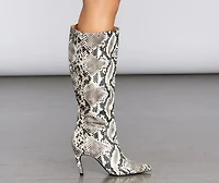 Slither Style Stiletto Boots